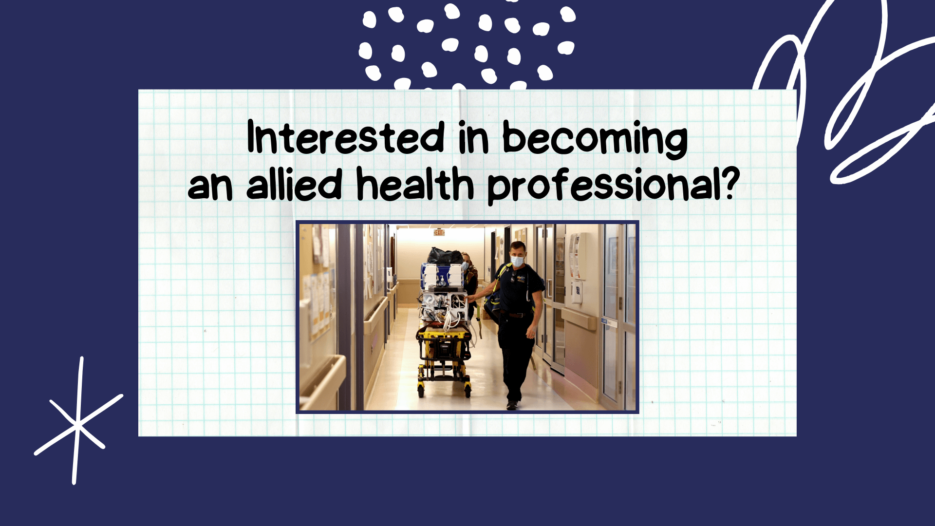 Interested in becoming an allied health professional?