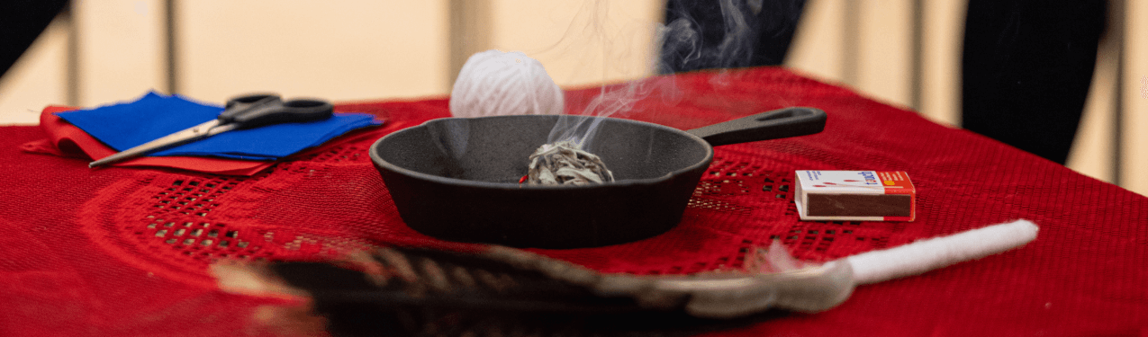 Smudging ceremony