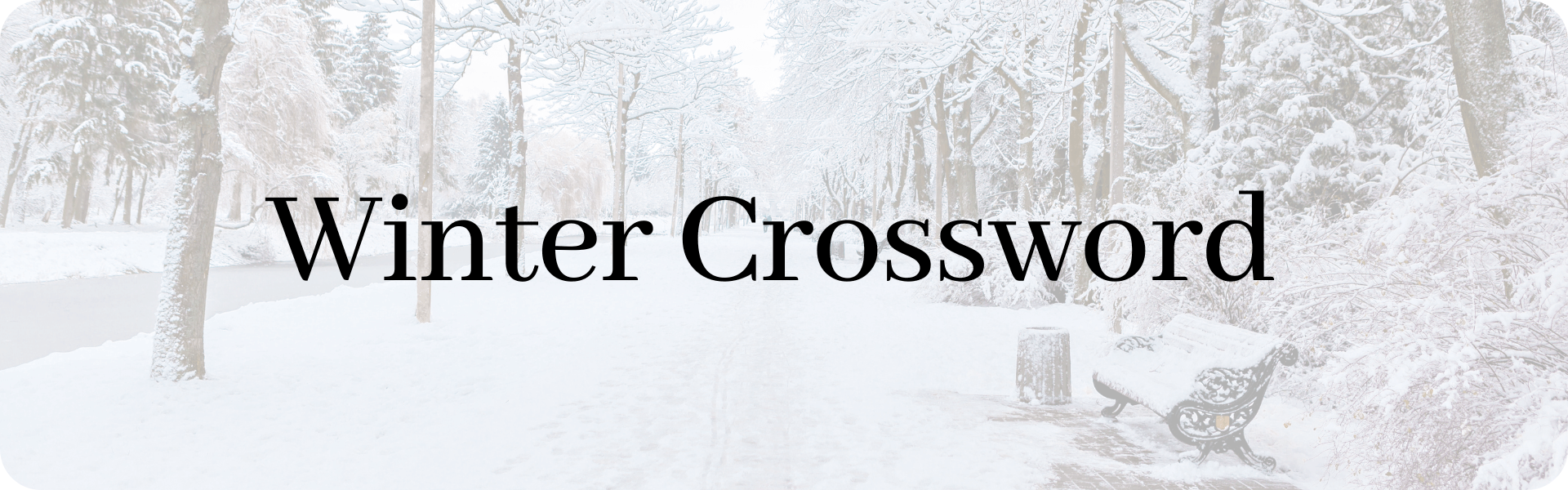 Winter Crossword