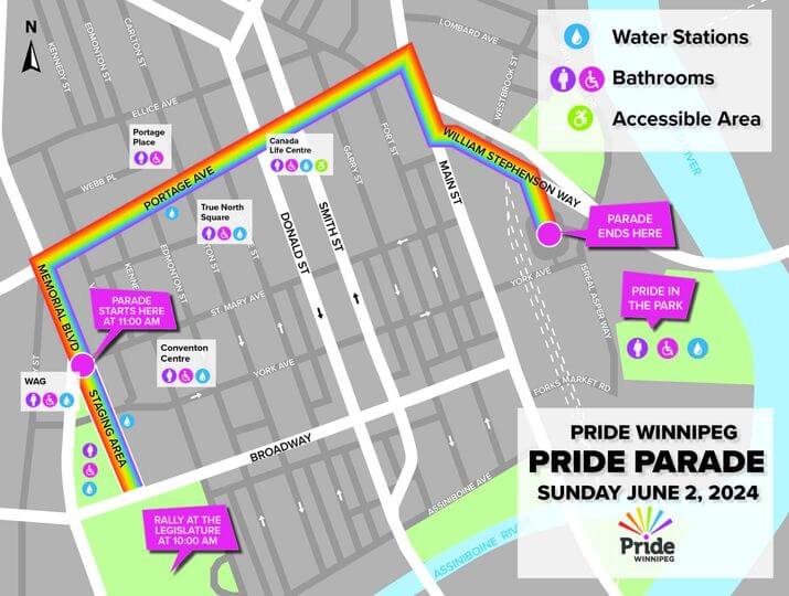 Pride Parade Map