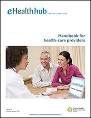 The cover of the eHealth_hub guide for health providers.